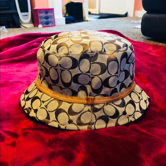 Coach Accessories - Authentic Coach Bucket Hat Brown M/L